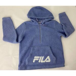 FILA Fleece Pullover Half-Zip Jacket Lavender - Women's Size Small